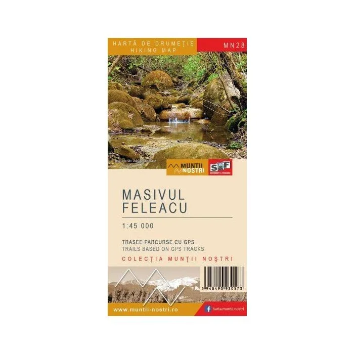 Feleacu Massif Muntii Nostri Hiking Map MN28