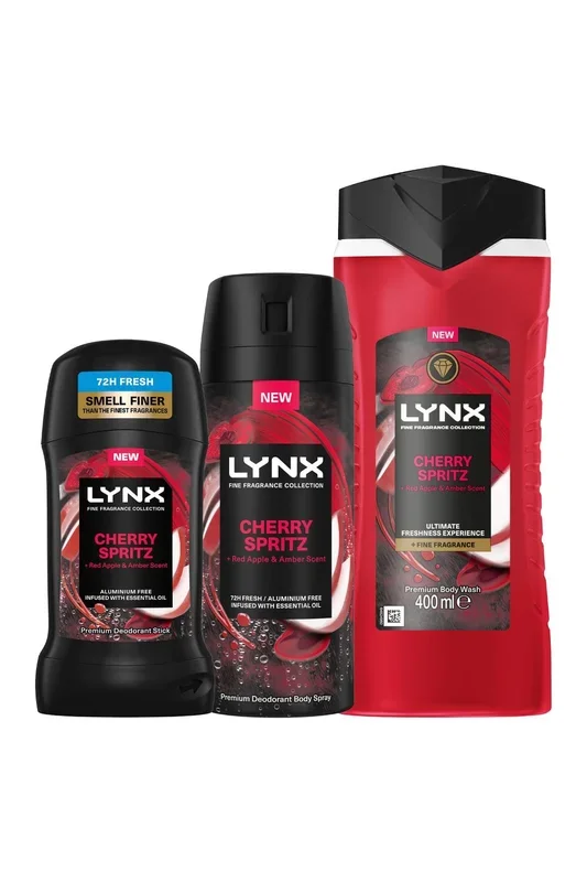 Fine Fragrance Cherry Spritz Bundle Body Wash for Men