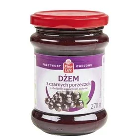 FINE LIFE SCHWARZE JOHANNISBEERE-MARMELADE 270 G 8 STÜCK