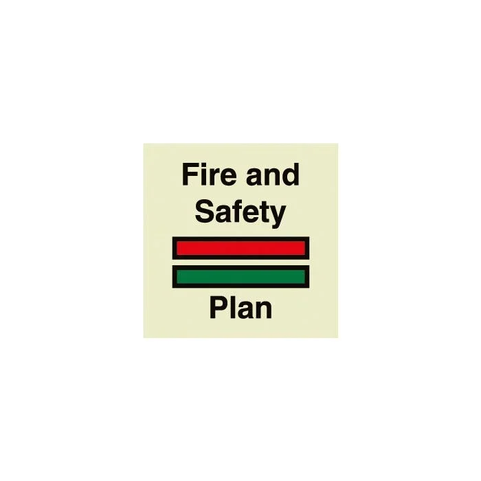 Fire & Safety Plan Sign 6720EEPV