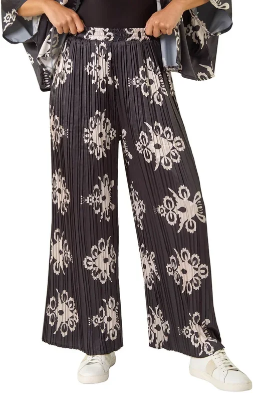 Floral Pleated Trouser