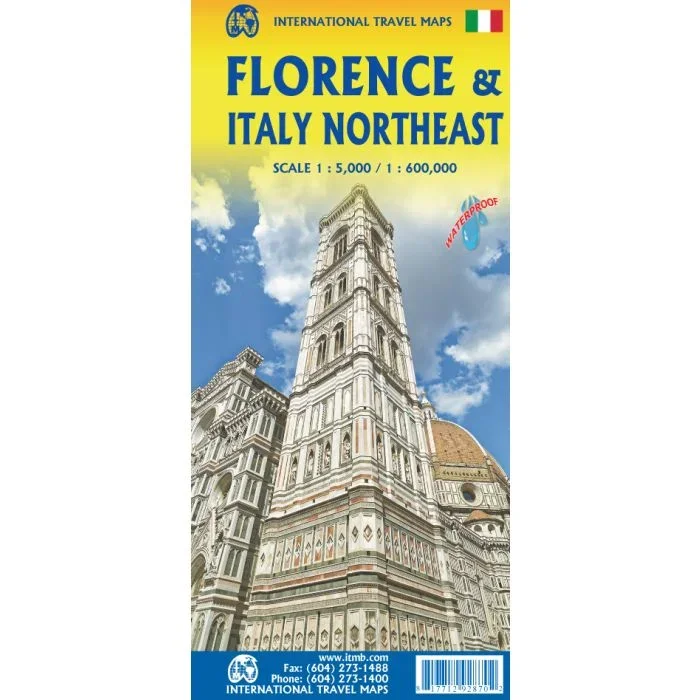 Florence & Italy Northeast ITMB Travel Reference Map