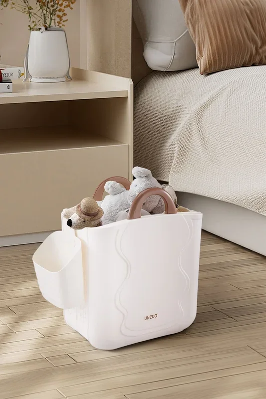 Foldable Laundry Basket with Underwear Basket
