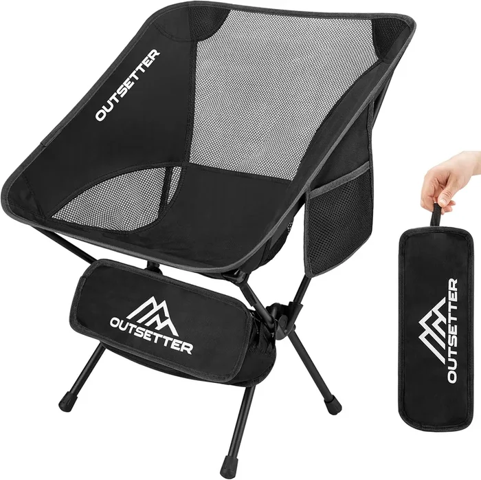 Folding Chair Compact Portable Ultralight Fishing Camping Chair with Carry Bag