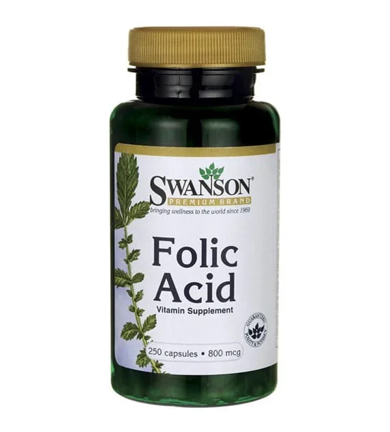 Folsäure 800 mcg Folsäure 250 Kapseln von SWANSON