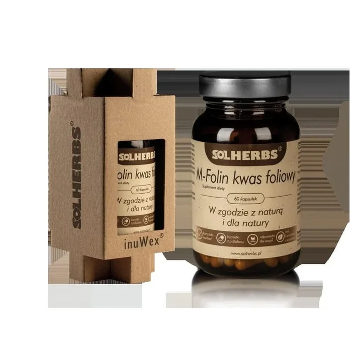 Folsäure m – Folin 60 Kapseln (400 mcg) – SOLHERBS