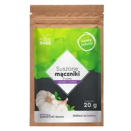 Food Bugs Mączniki czosnek z ziołami 20g
