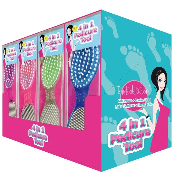 Foot Factory 4 in 1 Pedicure Tool