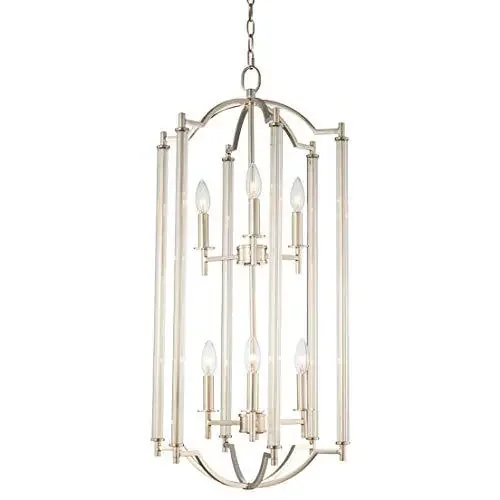 French Styling 6-Light Foyer Chandelier, Belen Kox