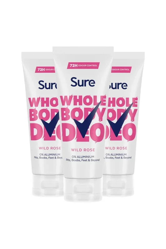 Fresh Citrus Whole Body ‘Deodorant’ Stick Aluminium Free 50ml, 3pk