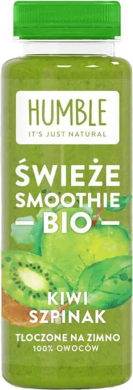 Frischer Kiwi-Smoothie – Spinat BIO 300 ml HUMBLE