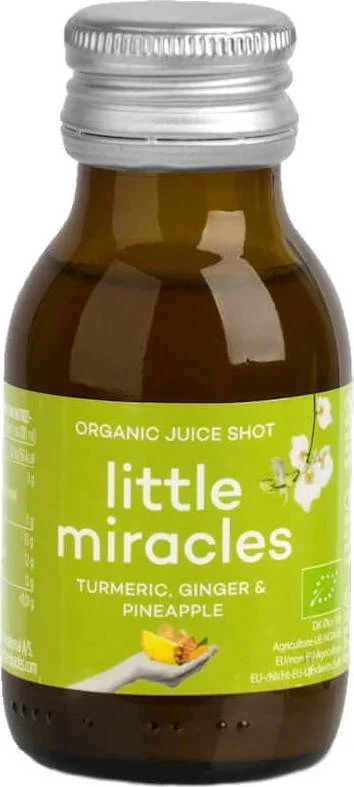 Fruchtshot Kurkuma – Ingwer – Ananas BIO 60 ml – KLEINE WUNDER