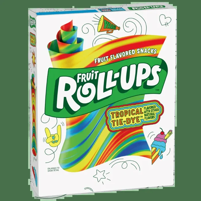 Fruit Roll-Ups Tropical Tie-Dye 141 g