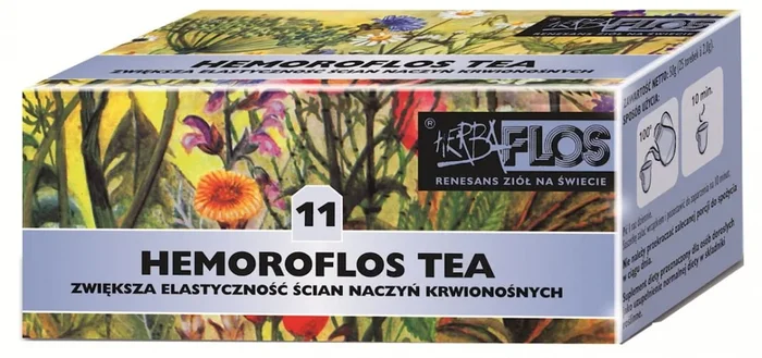 Gegen Hämorrhoiden Tee 20 x 2g – 11 Hämorrhoiden Tee Fix – HERBA – FLOS
