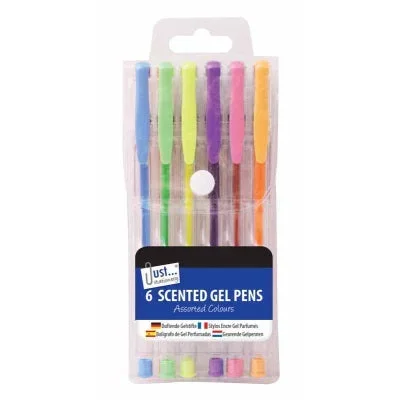 Gel Ink Scented Pens 6 Pack