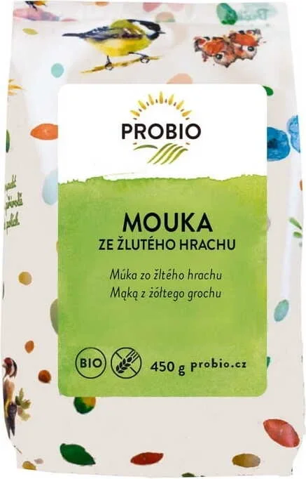 Gelbes Erbsenmehl BIO 450 g – PROBIO