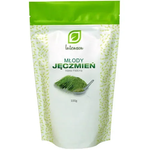 Gemahlenes Pulver aus junger Gerste 100g INTENSON