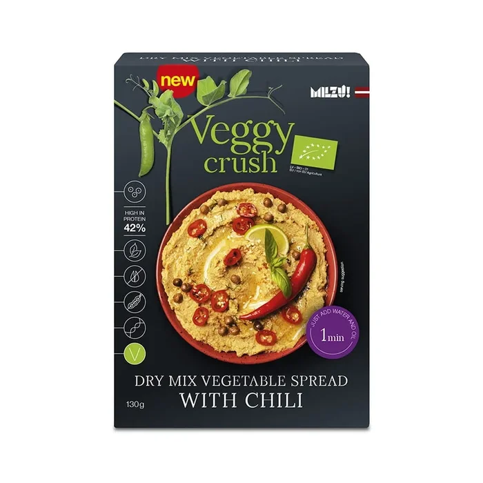 Gemüsepaste mit Chili BIO 130 g – VEGGY CRUSH