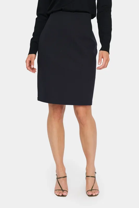 GennySZ Elastic Waist Pencil Skirt