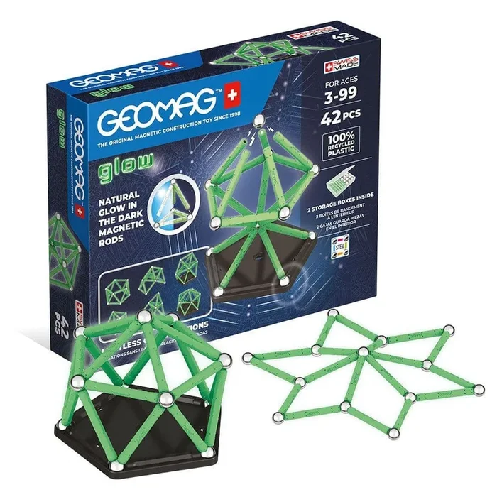 Geomag Classic Glow Recycled – 42 pcs