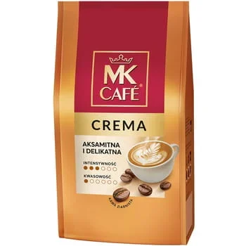 Geröstete Kaffeebohnen Crema MK Cafe 1kg
