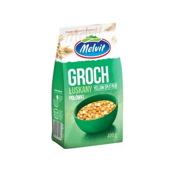 Geschälte Erbsenhälften Melvit 400g