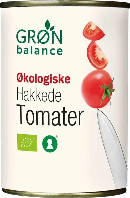 Geschnittene Tomaten ohne Haut BIO 400 g – GRON BALANCE