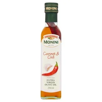 Gewürz auf Olivenölbasis – Knoblauch und Chili 250ml Monini