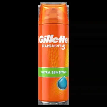 Gillette Fusion 5 ultra sensitive shaving gel for men (only available within Europe)