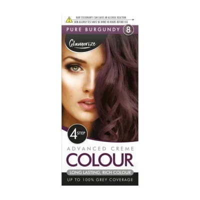Glamorize Women’s Pure Burgundy Hair Dye Colour No. 8