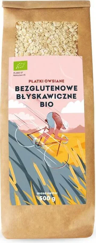 Glutenfreie Instant-Haferflocken BIO 500 g – FÜNF ÄNDERUNGEN