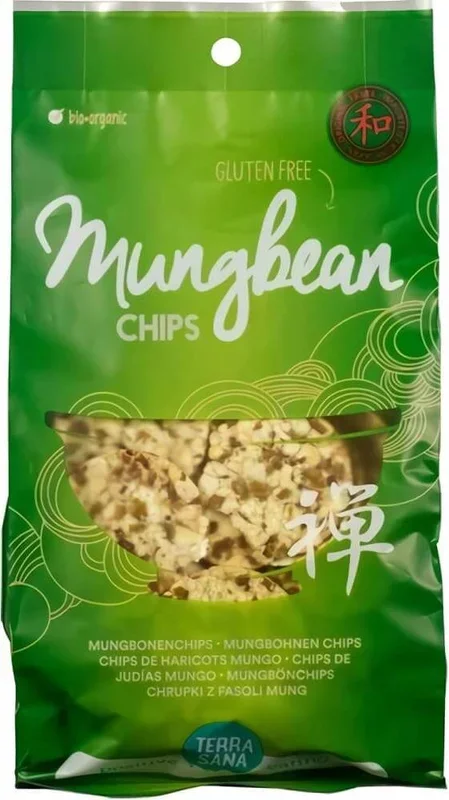Glutenfreie Mungobohnenchips BIO 50 g – TERRASANA