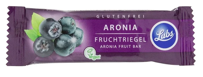 Glutenfreier Dattelriegel mit Aronia BIO 30 g – LUBS