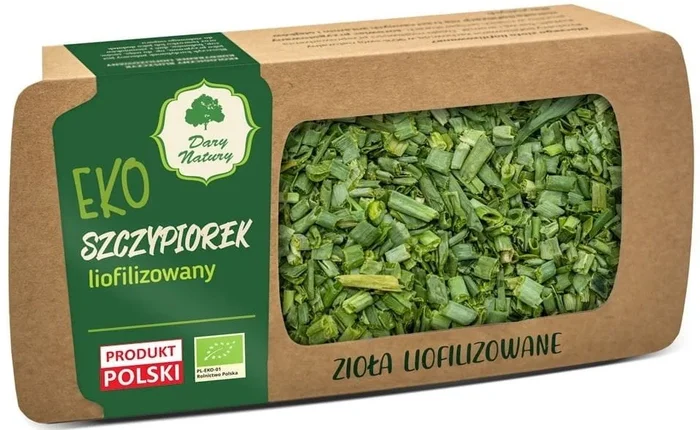 Glutenfreier gefriergetrockneter Schnittlauch BIO 15 g – GESCHENKE DER NATUR
