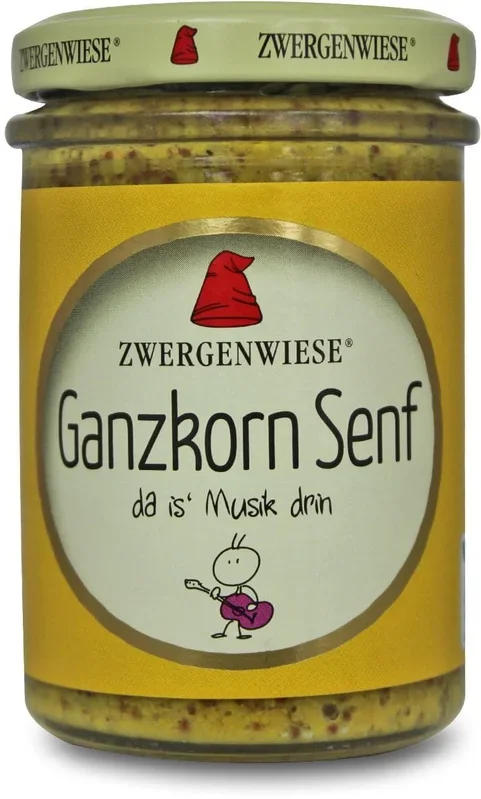 Glutenfreier Vollkornsenf BIO 160 ml – ZWERGENWIESE