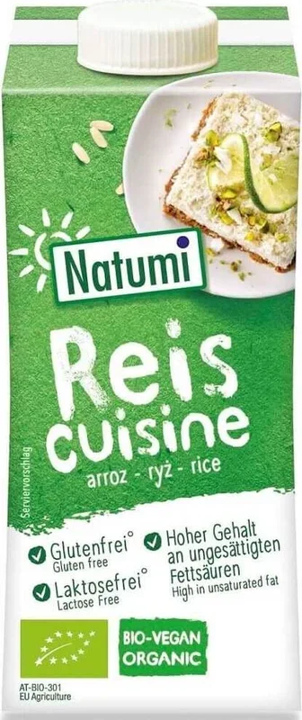 Glutenfreies eingedicktes Reisprodukt BIO 200 ml – NATUMI