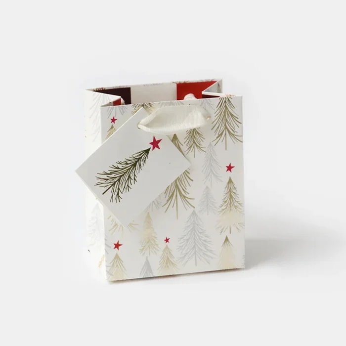 Gold Trees Petite Gift Bag