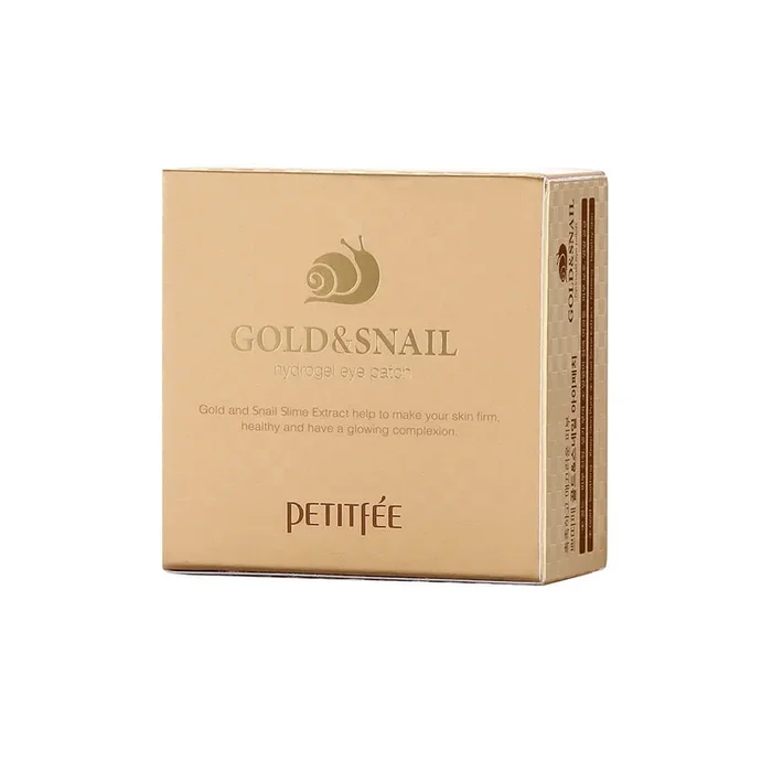 Gold- und Schnecken-Augenpads 60 x 14 g – PETITFEE