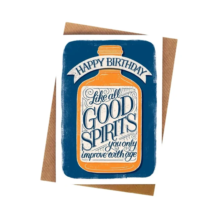 Good Spirits Birthday Card