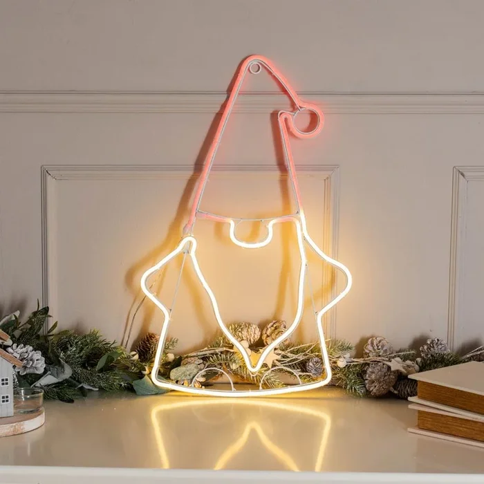 Gordon Neon Style LED Lit Gonk Decoration
