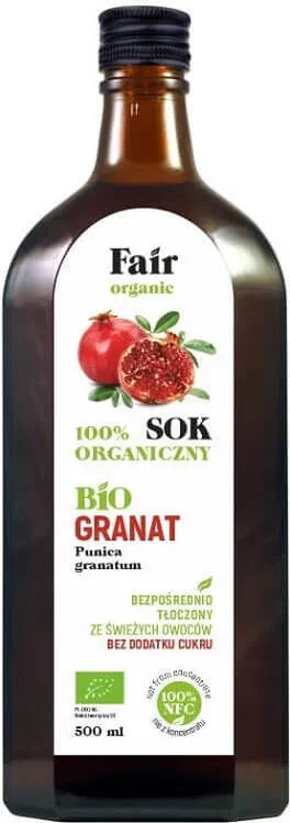 Granatapfelsaft NFC BIO 500 ml – FAIR BIO