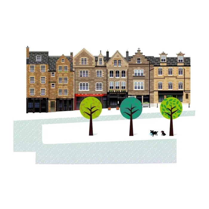 Grassmarket, Edinburgh Card / Postcard