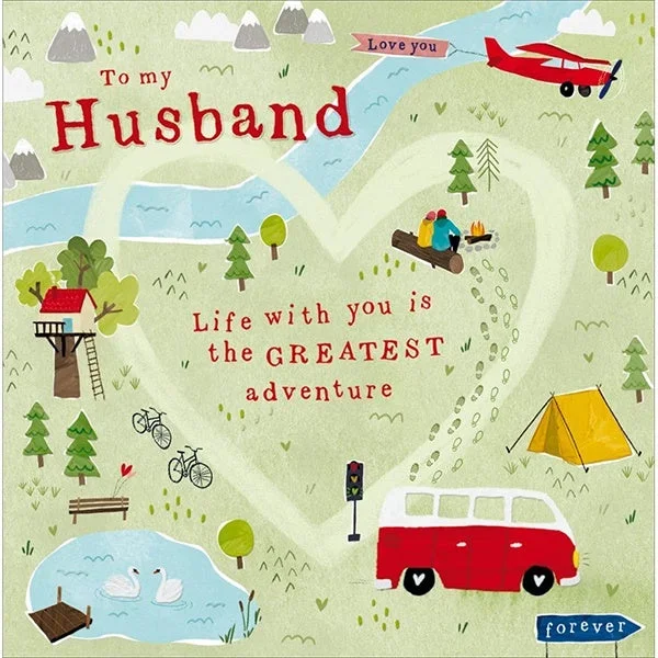 Greatest Adventure Husband Valentine’s Card