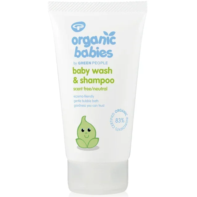 Green People Organic Babies Baby Wash And Shampoo Scent Free 150ml