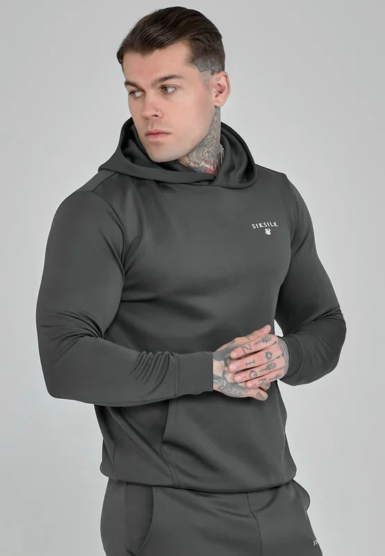 Grey Essentials Poly Hoodie
