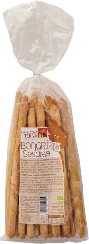 Grissini-Stäbchen mit Sesam BIO 150 g – LA BUONA TERRA
