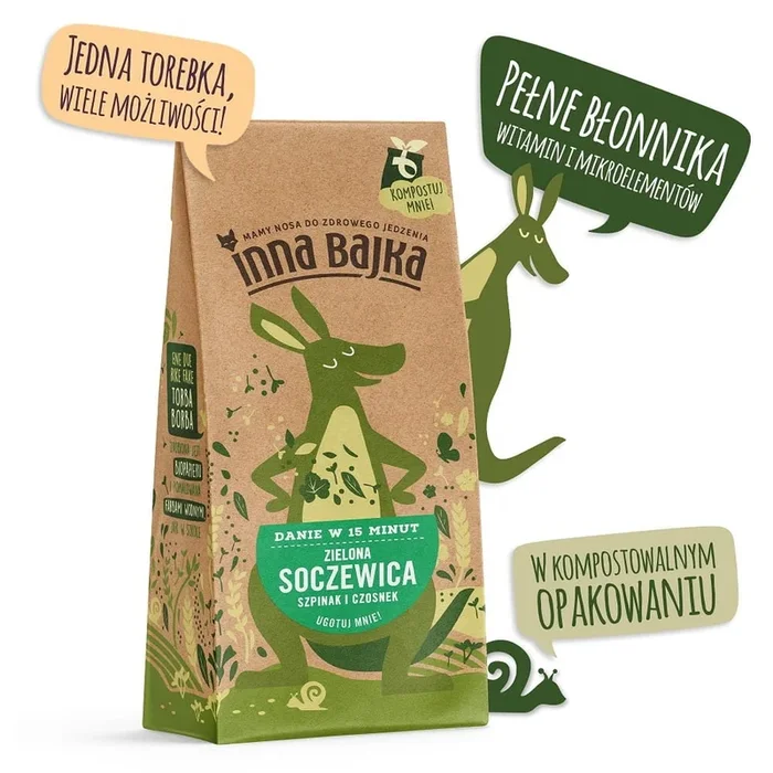Grüne Linsen mit Spinat und Knoblauch 180 g – ANOTHER TALE