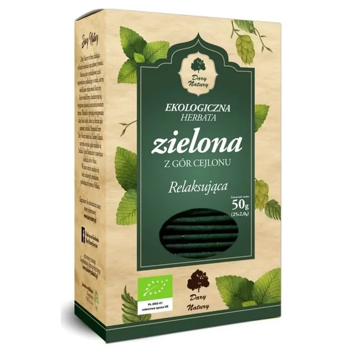 Grüner Entspannungstee BIO (25 x 2 g) – GESCHENKE DER NATUR