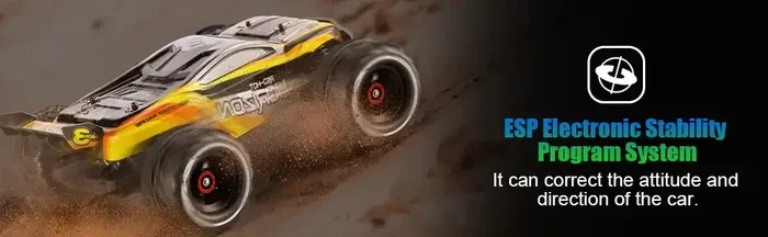 H3 1/18 High Speed RC Monster Truck – Dual Motors | 4WD 50+ KM/H with LED Headlights 4DRC