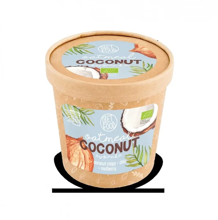 Haferflocken mit Kokos 70g ECO DIÄT – LEBENSMITTEL